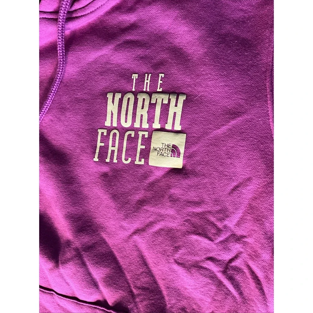 The North Face Men's Purple Hoodie Size Medium